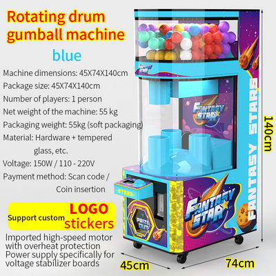 Blue Lucky Dino Coin-operated Automatic Toy Dispensing Arcade Game Machine (100mm)