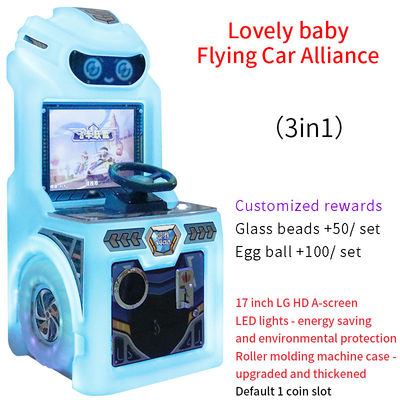 Children's Arcade Electronic Game Machines Simulate Real Racing Game