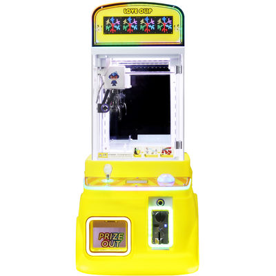 Yellow Customized Mini Claws Commercial Coin-operated Plush Toy Arcade Game