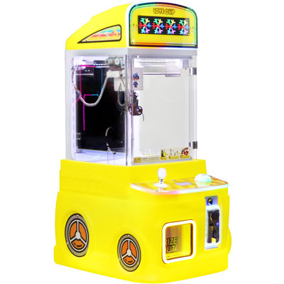 Yellow Customized Mini Claws Commercial Coin-operated Plush Toy Arcade Game