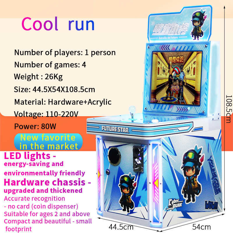 Games Kids Single Cool Run Joystick Game For All Ages Video Game Coin Will Record Quality Hardware